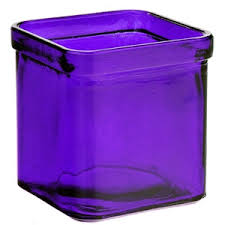 Squared Multi Color Glass
