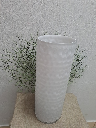 Cylinder White vase