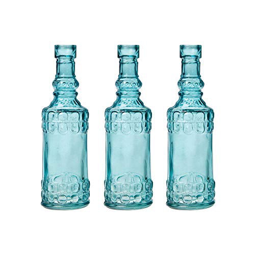 Vintage glass decorative juice bottle