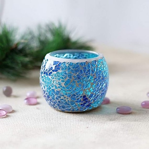 [Linen room] Blue Mosaic Bowl